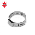 Adjustable SS304 Stepless Hose Clamp Single Ear Hose Clamp Metal Hose Clip